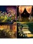 2 Paket 12 LED Güneş Işıkları Açık Hava Su Geçirmez Yeni Yükseltilmiş Ateşböceği Yolu Işıkları Dış Bahçe Için Rüzgarla Sallanıyor (Yurt Dışından) 4