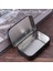 95X60X21MM Siyah Siyah Metal Kutu Mat Şeker Kutusu Küçük Kutu (Yurt Dışından) 3