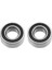 20PCS MR105- 5X10X4MM Rulmanlı Çelik Çift Korumalı Minyatür, Siyah (Yurt Dışından) 5