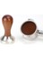 Siyah Stil 51 mm M Kahve Sabotaj Ahşap Saplı Basın Düz Taban Espresso Makinesi Öğütücü Toz Çekiç Bira Kase Kahve Barista Çok (Yurt Dışından) 2