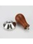Kırmızı Sandal Ağacı Stili 57MM Ahşap Saplı Kahve Sabotaj Tozu Çekiç Paslanmaz Çelik Taban Barista Espresso Sabotaj Aksesuarları (Yurt Dışından) 1