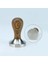 Kırmızı Sandal Ağacı Stili 57MM Ahşap Saplı Kahve Sabotaj Tozu Çekiç Paslanmaz Çelik Taban Barista Espresso Sabotaj Aksesuarları (Yurt Dışından) 3