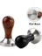 Kahverengi Ped Tarzı 58,35 mm mm Ayarlanabilir Paslanmaz Çelik Espresso Kahve Tozu Çekiç Kahve Ahşap Sabotaj Seti Barista Araçları Kahve Dağıtımı (Yurt Dışından) 5