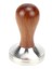 Kırmızı Gül Ağacı Tarzı 53 mm M Kahve Sabotaj Ahşap Saplı Basın Düz Taban Espresso Makinesi Öğütücü Toz Çekiç Bira Kase Kahve Barista Çok (Yurt Dışından) 1