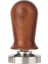 B Tarzı 58 mm mm Kalibre Edilmiş Espresso Tamper, Yaylı Ahşap Saplı Kalibre Kahve Sabotaj Paslanmaz Çelik Düz Taban (Yurt Dışından) 3