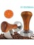 304SS Filtre Tutucu Stili Kahve Sabotaj Düz Tamper Tabanı Barista Espresso Presi, Silikon Mat Dozaj Halkası Toz Bardağı (Yurt Dışından) 5