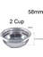 58MM 2 Bardak Sepeti Stili Kahve Sabotaj Düz Tamper Tabanı Barista Espresso Presi, Silikon Mat Dozaj Halkası Toz Bardağı (Yurt Dışından) 1