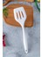 Beyaz Delikli Silikon Spatula 20CM 1