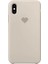Apple iPhone Xs Max Lansman Içi Kadife Mikrofiber Kalp Desenli Kılıf A+ Deluxe Class - Krem 1