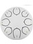 JTN-68 6 Inç 8 Ses Ton Çelik Handpan Tongue Drum Davulu - Beyaz 2