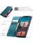 Iphone 15 Plus Artı Pu Deri Anti-Damla Telefon Kasası Katlama Standı Cüzdan Kapağı Mavisi (Yurt Dışından) 5
