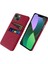 iPhone15 Plus Için Ince Telefon Kasası Artı Sert Pc+Çift Kart Tutucu-Kırmızalı Bez Anti Drop Telefon Kapağı (Yurt Dışından) 1