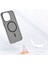 iPhone15 Pro Case Telefon Kapağı Magsafe Splash Mürekkep Olumlu Doku Pc Kabuk Matte Siyah ile Uyumlu (Yurt Dışından) 5