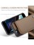 iPhone6/6s/7/8/se (2020)/SE (2022) Kılıf Kartı Tutucu Telefon Kickstand Cover-Brown (Yurt Dışından) 5