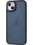 iPhone15 Metal Lens Çerçeve Telefon Kılıfı Pc+Tpu Hibrit Şok Geçirmez Kapak Black (Yurt Dışından) 3