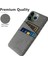 iPhone15 Pro Hard Pc+Bez Koruyucu Telefon Kılıfı Ikili Kart Tutucu Grey (Yurt Dışından) 3