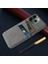 iPhone15 Pro Hard Pc+Bez Koruyucu Telefon Kılıfı Ikili Kart Tutucu Grey (Yurt Dışından) 5