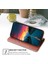 iPhone15 Pro Max Manyetik Kapatma Stand Cüzdan Pu Deri+Tpu Telefon Kapak Gül Altın (Yurt Dışından) 5