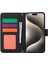 iPhone15 Pro Max Cep Telefon Kılıfı Birden Fazla Kart Yuvası Dalga Karşıtı Deri Kapak Black (Yurt Dışından) 4