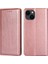 iPhone15 Manyetik Kapatma Stand Stand Cüzdan Tam Koruma Pu Deri+Tpu Telefon Kapak Çizgisi Altın (Yurt Dışından) 1