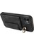 iPhone11 Pu Deri+Tpu Kart Tutucu Kapak Yüzüğü Kickstand Şok Geçirmez Telefon Vaka Black (Yurt Dışından) 2
