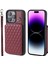 iPhone14 Pro Rfıd Engelleme Kart Tutucu Kılıf Pu Deri+Tpu Telefon Kickstand Kapak Bilek Kayış-Wine Kırmızı (Yurt Dışından) 1