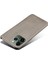 iPhone15 Pro Pu Deri+Pc Telefon Kılıfı Buzağı Dokusu Şok Geçirmez Kapak Grey (Yurt Dışından) 3
