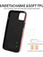 iPhone14 Kart Tutucu Yüzüğü Kickstand Anti-Damla Kapak Pu Deri Kaplı Tpu Telefon Vaka-Pembe (Yurt Dışından) 5