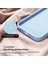 iPhone14 Plus Içinsıvı Silikon Kasa Artı Manyetik Halka Telefon Kabuğu Gizli Kickstand Cover-Mavi (Yurt Dışından) 5