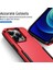Apple iPhone 15 Pro Pc+Tpu Şok Geçirmez Telefon Kasası Anti-Drop Geri Koruyucu Kapak-Kırmızı+Siyah (Yurt Dışından) 4