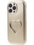 Apple iPhone14 Pro Max Case Imd Tpu Kapağı 3D Effect Love Heart-Gold (Yurt Dışından) 3