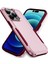 Apple iPhone15 Pro Max Anti-Drop Back Cover Shockproof Pc+Tpu Telefon Vaka-Pembe+Gül (Yurt Dışından) 1