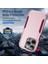 Apple iPhone15 Pro Max Anti-Drop Back Cover Shockproof Pc+Tpu Telefon Vaka-Pembe+Gül (Yurt Dışından) 3