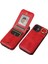 Apple iPhone12/12 Pro Vasal Görüntüleme Kickstand Pu Deri+Tpu Cep Telefonu Kickstand Kapak-Kırmızı (Yurt Dışından) 2