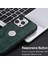 Apple iPhone13 Pro 6.1 Inç Için Slim Fit Pu Deri+Tpu Düz Renk Tasarım Telefon Koruyucu Yeşil (Yurt Dışından) 4