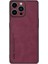 Apple iPhone14 Pro Max Telefon Kılıf Anti Drop Pu Deri Kaplamalı Tpu Cover-Wine Kırmızı (Yurt Dışından) 1