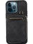 Apple iPhone12/12 Pro Cep Telefonu Kılıfı Pu Deri+Tpu Yumru Köpek Kapağı Black (Yurt Dışından) 5