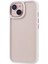 Apple iPhone14 Case Tpu+Pc Kırpma Dayanıklı Akıllı Telefon Kapağı Metal Düğme-Beyaz (Yurt Dışından) 1