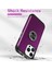 Apple iPhone13 Pro Max Back Cover Finger Ring Tutucu Pc+Tpu Telefon Koruyucu Case-Dark Mor (Yurt Dışından) 4
