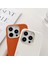 Apple iPhone14 Pro Max Manyetik Kılıf Magsafe Deri Kaplamalı Tpu Akıllı Telefon Kapak-Orange ile Uyumlu (Yurt Dışından) 3