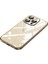 Titanyum Serisi Apple iPhone14 Pro Max Clear Case Electleplating Tpu+Pc Telefon Kılıfı Lens Film-Gold (Yurt Dışından) 1
