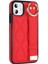 Apple iPhone11 Case Wristband Kickstand Wave Desen Anti Drop Pu+Tpu Telefon Kapak-Kırmızı (Yurt Dışından) 3