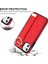 Apple iPhone11 Case Wristband Kickstand Wave Desen Anti Drop Pu+Tpu Telefon Kapak-Kırmızı (Yurt Dışından) 5