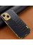 Apple iPhone14 Plus Içinderi+Tpu Anti-Drop Kapak Timsah Dokusu Elektrumanlı Telefon Kılıfı Black (Yurt Dışından) 2