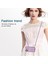 Apple iPhone13 Pro 6.1 Inç Cep Telefon Kılıfı Deri+Tpu Kart Torbası-Doğru ile Crossbody Crossbody Cover (Yurt Dışından) 5