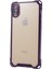 Apple iPhoneX/xs 5.8 Inç Cep Telefonu Kasası Çizik Dirençli Tpu+Akrilik Kapak (Büyük Arka Lens Deliği) -Transparent Mor Için (Yurt Dışından) 3