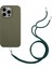 Apple iPhone13 Pro 6.1 Inç Için Kasa Çevre Dostu Saman Yumuşak Tpu Ince Koruyucu Kapak Lanyard-Army Green (Yurt Dışından) 1