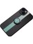 Apple iPhone13 Mini 5.4 Inç Vaka Izle Desen Anti-Drop Telefon Kapağı Ring Kickstand-Green (Yurt Dışından) 1