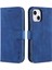 Apple iPhone15 Çizgiye Karşı Çizelge Anti Telefon Kapağı Stand Standı Pu Deri Deri Toz Geçirmez Cep Telefonu Kılıf Mavisi (Yurt Dışından) 1