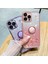 Apple iPhone14 Pro Cep Telefonu Kılıfı ile Halka Kickstand Çiçek Deseni Glitter Tpu Kapak Çizgisi Altın (Yurt Dışından) 5